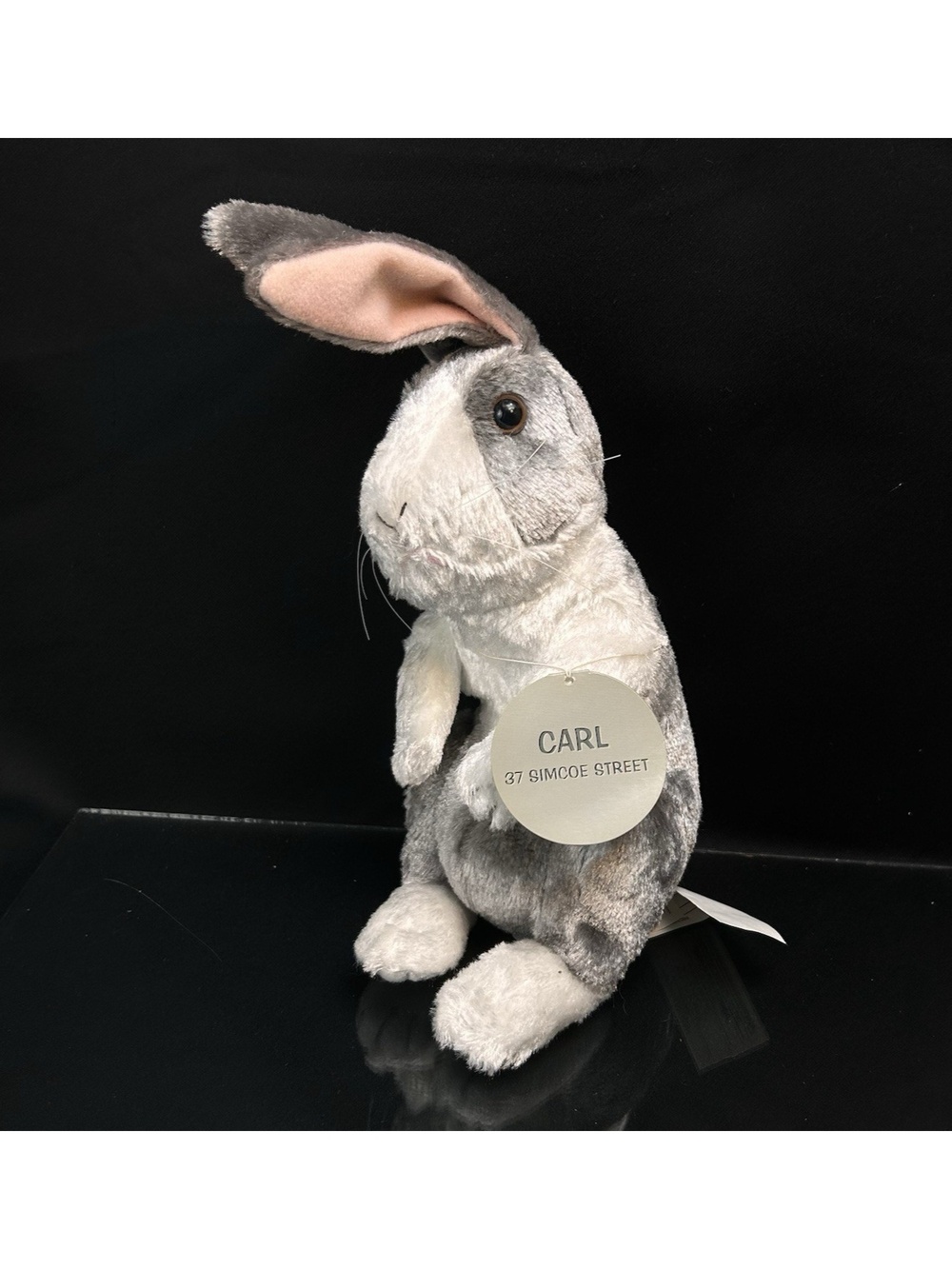 Vintage Applause Blockbuster Carl Bunny Rabbit Plush Stuffed 9”
